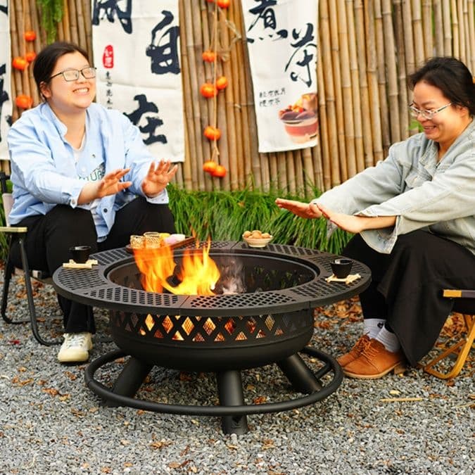 焚き火台 テーブル 多機能円形