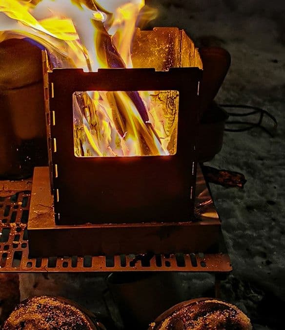 焚き火台 ソロ コンパクト ウッドストーブ ソロキャンプ