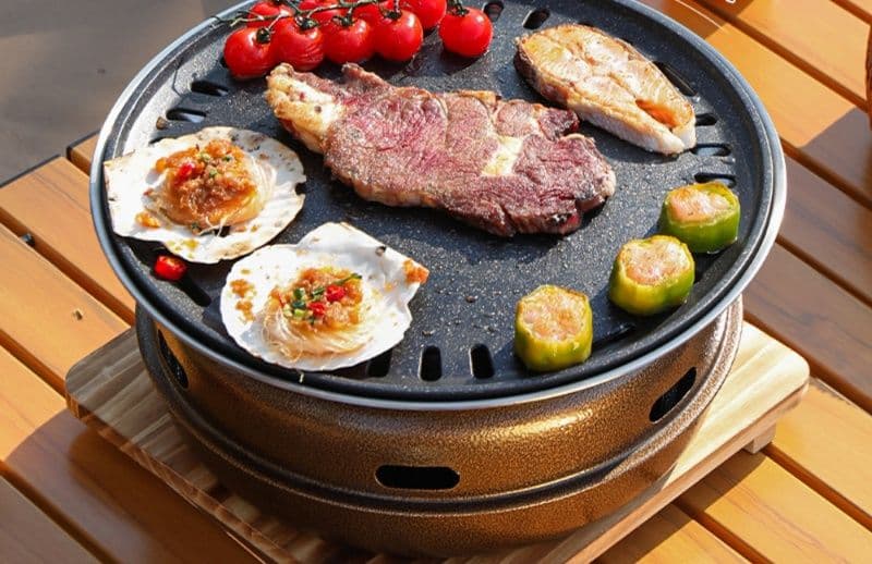 焚き火台 ソロ コンパクト万能調理焚き火台