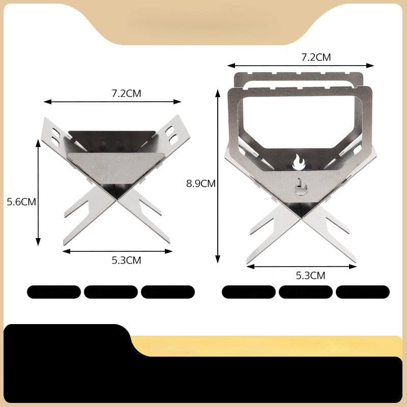 【キャンプに最適！】チタン製焚火台 ソロで最高の体験を