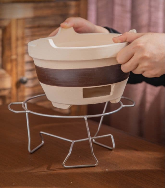 焚き火台 ソロ 多用途陶器焚き火台